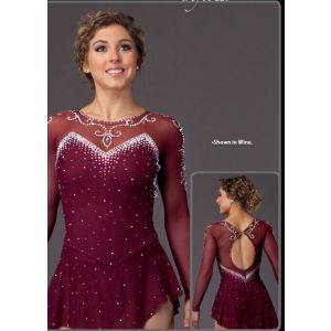 Brad Griffies ice skating dress red expensive best ice skating outfits kids 2021 beaded for sale customize BY1514