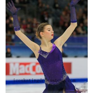 cinderella skating dress crystals canada free shipping expensive kids BY750