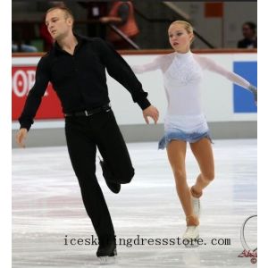 free shipping beaded white skating clothes cute outfits to wear ice skating crystals kids expensive BY1360
