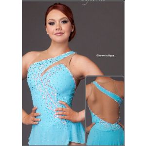 expensive stores competition for sale beaded Brad Griffies dark blue skating dress customize BY1437