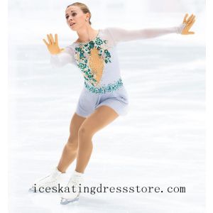 girls dress figure skating customize free shipping crystals canada figure dresses 2021 BY715