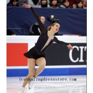 crystals elite figure skating dresses competition women canada expensive customize BY517