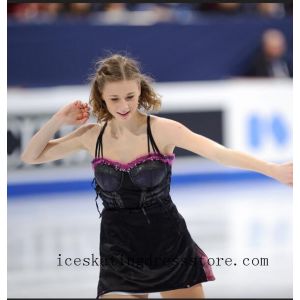 women skating clothes custom usa figure skating competition dresses for sale customize for sale BY511