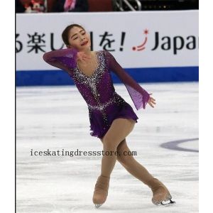 for sale competition beaded skating clothes girls canada figure skating dress BY1068