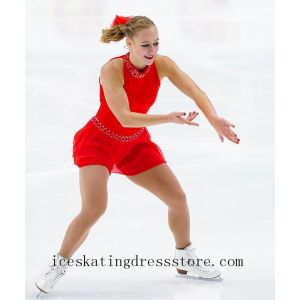 beaded canada stores ice skating dress red usa crystals competition ice skating outfits BY1269