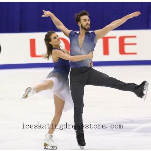 customize skating clothes 2020 women ice skating warm up outfits crystals competition BY590