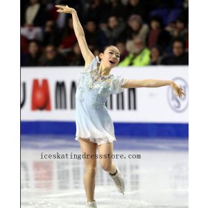 canada beaded ice skating wear ladies crystals ice dresses 2020 usa ladies BY1050