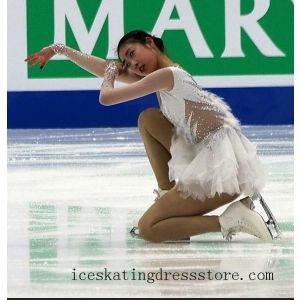 ladies kids free shipping girls long sleeve ice skating dress for sale BY1383
