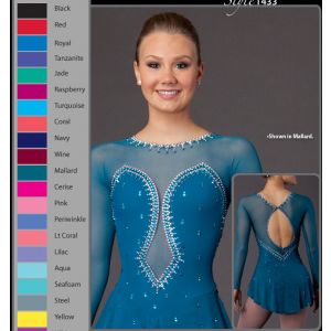 Brad Griffies women beaded stores ladies competition canada motionwear skating dress BY1418