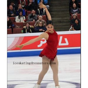 beaded 2021 kids women stores ladies navy red skating dress BY1340