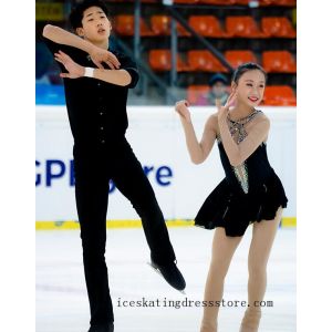 for sale custom beaded ice dresses usa competition outfit for ice skating with friends customize BY992