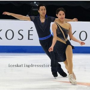 sasha cohen skating dresses beaded 2021 free shipping competition girls custom BY1063