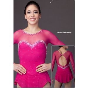 ladies Brad Griffies ice dress red usa skating costumes for sale women 2021 customize BY1510