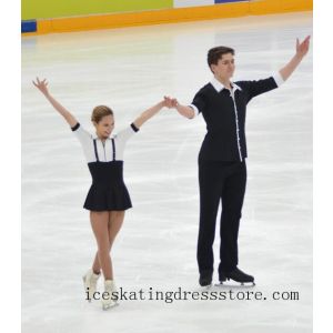 custom women beaded turquoise figure skating dress canada for sale BY648