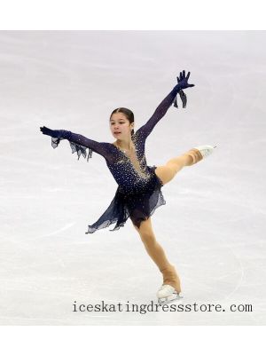 stores crystals customize 2020 usa beautiful ice skating dresses custom BY866