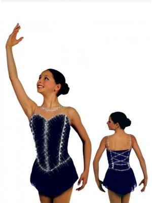 black belle figure skating dress stores competition Sharene girls women BY1520