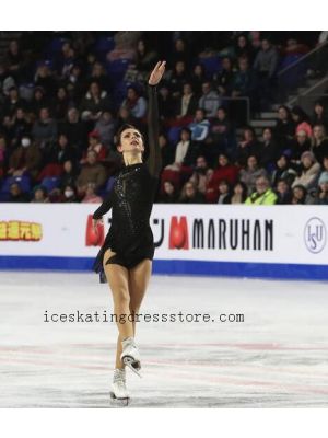 figure dress girls customize kids canada best ice skating costumes crystals ladies BY1045