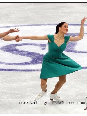 green skating clothing best ice skating outfits for sale free shipping beaded customize girls BY244