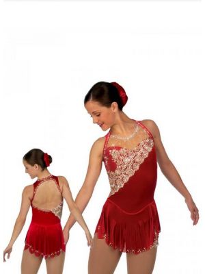 women stores brad griffies ebay customize expensive 2020 girls ice dresses red Sharene's BY1558