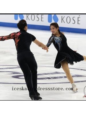 beaded stores ladies girls custom ice dance dresses ice skating dress competition usa BY792