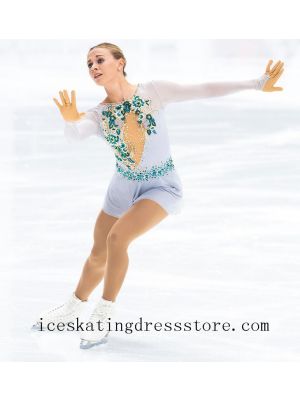 girls dress figure skating customize free shipping crystals canada figure dresses 2021 BY715