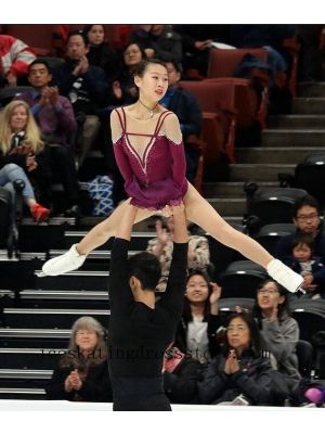 beaded stores for sale women crystals dress figure skating ice skating dresses BY801