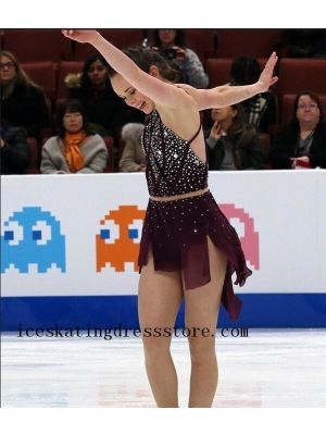 for sale kids crystals dress ice skating women free shipping stores ice dresses grey BY290