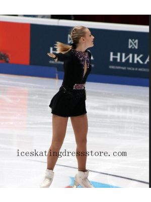 customize beaded ice dress women figure skating costumes custom free shipping girls BY352