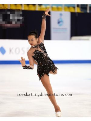 beaded 2020 free shipping figure skating dress store for sale custom BY1028