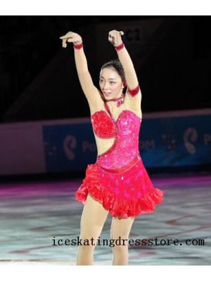 free shipping expensive customize ladies women canada figure skating dresses by jen BY1248