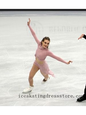 competition usa free shipping ice dance skating dresses custom canada beaded BY1086