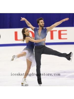 customize skating clothes 2020 women ice skating warm up outfits crystals competition BY590