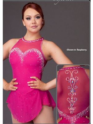 expensive stores custom crystals 2021 beaded Brad Griffies figure dresses red katarina witt dress BY1517