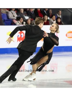 canada customize usa expensive for sale lace figure skating dress girls BY1035