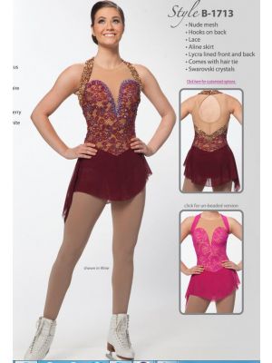 red kids crystals women Brad Griffies ladies figure skating dresses competition stores BY1480