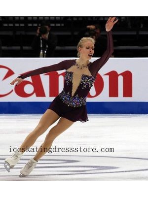 women beaded customize kids expensive competition ladies ice skating dresses BY817