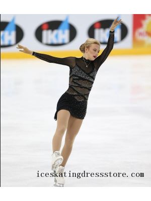 girls free shipping ladies mary poppins figure skating dress beaded 2020 customize BY493