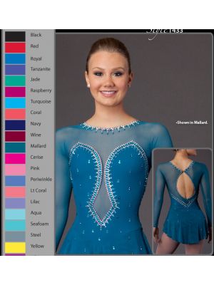 Brad Griffies women beaded stores ladies competition canada motionwear skating dress BY1418