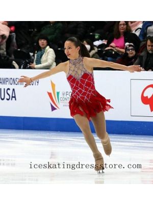 ladies for sale kids red skating clothes expensive nancy kerrigan costume free shipping BY1292