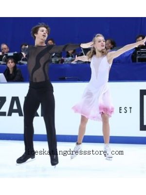 women crystals custom 2020 canada purple skating dress BY1153