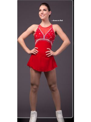 red figure skating dress 2019 women custom usa Brad Griffies free shipping BY1503
