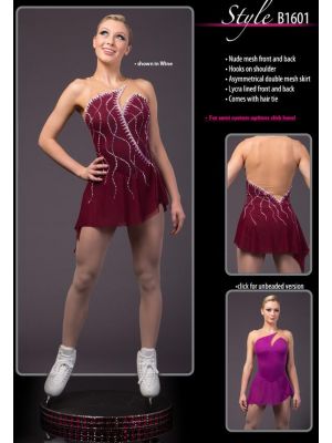 custom red ice skating dresses Brad Griffies's 2020 sagester ice skating clothes women crystals kids BY1486