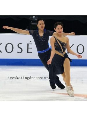 sasha cohen skating dresses beaded 2021 free shipping competition girls custom BY1063