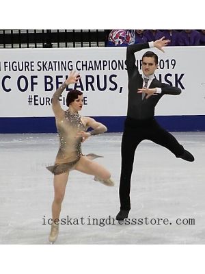 for sale competition free shipping customize sparkly figure skating dresses beaded usa BY311