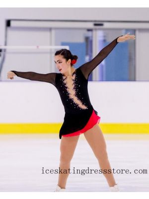 turquoise figure skating dress competition beaded girls kids for sale BY943