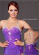 for sale purple skating clothing Brad Griffies crystals ladies canada free shipping ice skating fancy dress costumes BY1473