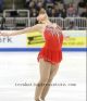 red skating clothes dress figure skating kids women competition expensive free shipping BY1197