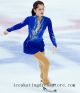 ladies blue ice skating dresses free shipping usa ice skating leotards for sale crystals women BY178