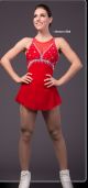 red figure skating dress 2019 women custom usa Brad Griffies free shipping BY1503