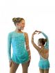 custom customize tonya harding olympic outfit women green ice skating wear Sharene expensive 2019 BY1530